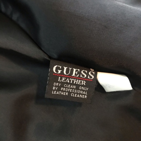 Gorgeous Guess leather fitted coat. Like brand new - Picture 4 of 7